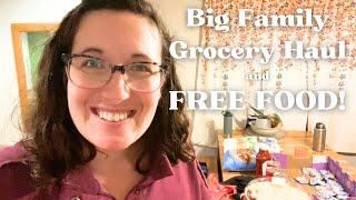 Groceries and FREE Food for my Family of 9! | Large Family Grocery Haul | Large Family Free Food