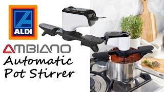 Aldi Specialbuys - Ambiano Automatic Pot Stirrer - Scraping the bottom of the pan with this one!