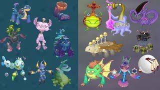 ALL Monsters Ethereal Workshop Fanmade Vs Wublin | My Singing Monsters