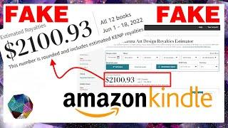 Fake KDP Royalties Estimator Report -  SO EASY