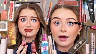 I tried every *new* DRUGSTORE MAKEUP launch...