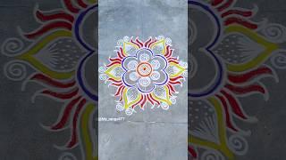 rangoli simple#206 #rangolidesigns 2024 #muggulu #simple #diwalirangoli #trendingmuggulu