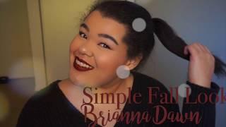 EASY FALL MAKEUP TUTORIAL | BRIANNADAWN