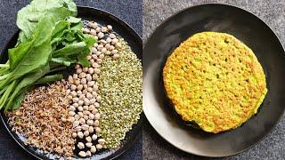 Diabetes/Thyroid, Weight loss  diet |High Protein  Healthy breakfast  Goodness of legumes and greens