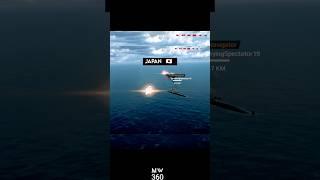 TYPE 17-ssm missile hitting target in modern warships #modernwarships #japan #gameplay #military