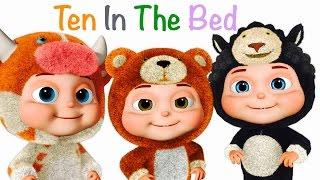 Ten In The Bed | Learn Counting For Kids | Fancy Babies | Collection