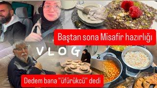 Hem TEMİZLİKhem ALIŞVERİŞhemde MİSAFİR HAZIRLIĞISen beni BOŞARSIN dedi⁉️Günlük VLOG