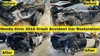 2018 Honda Civic Crash Accident Car Restoration Project