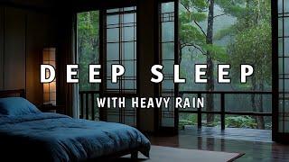 Deep Sleep During the Rainy Night - Rain Sounds For Sleeping - Beat Insomnia, ASMR, Study