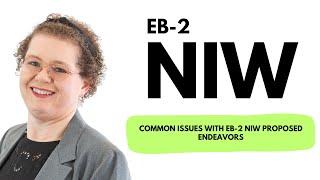 Common issues with EB-2 NIW proposed endeavors