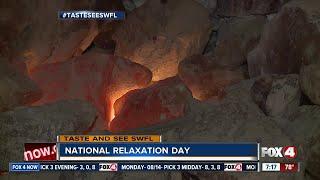 Spending National Relaxation Day at Salt Cave