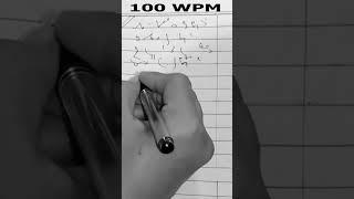 shorthand court dictation 100 wpm
