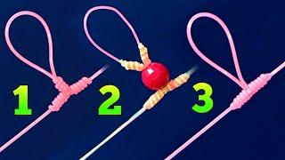 Update T knot - Super easy way to tie T knot fishing - Fishing knots