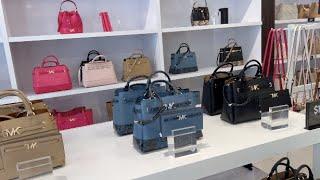 MICHAEL KORS OUTLET SALE 3 STYLES FOR  DESIGNER HANDBAGS COLLECTION STORE WALKTHROUGH