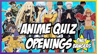 Anime Opening Quiz Bangers Edition - 50 Songs to Guess + Bonus