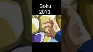 Evolution of Goku. (animation)