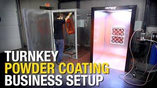 The PERFECT Turn-Key Powder Coating Business Setup: HotCoat Booth and Oven from Eastwood