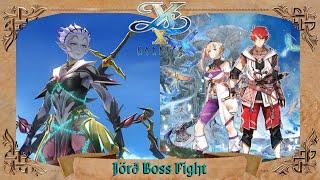 Ys X: Nordics - Jörð Boss Fight