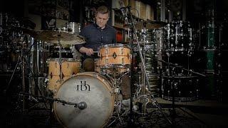 RBH Custom 12/14/20 3pc Curly Maple Drum Kit | Chicago Drum Exchange Demo | Mike Hussa