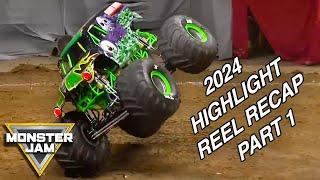 2024 Highlights Reel Recap | PART 1 | Monster Jam