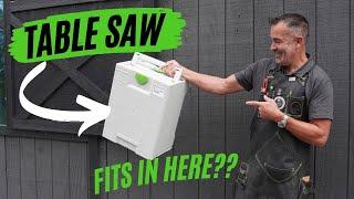 A table saw fits in here? The new CSC 50 SYS from Festool!