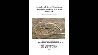 Wild animals in #mesopotamia   -   #language #history #cuneiform #books #hittite #babylonian