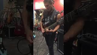 Eli Santana playing "Go Deep" on a Peavey
