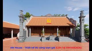 THIẾT KẾ THI CÔNG TRỌN GÓI HN HOUSE - Nhà thờ họ | Công ty thiết kế nhà uy tín