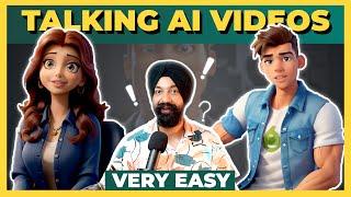 TALKING AI videos   Very Easy Steps in Hindi 