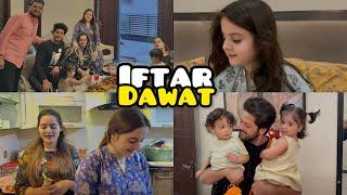 First family iftar dawat  | mama ne itni iftaar banaye subke liye  | doston k saath khana