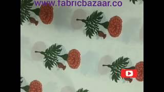 Mughal Print Fabric | Cotton Cambric Fabric | Fabric Bazaar