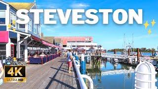 Experience the beauty of Steveston Village [4K] | Richmond BC Canada 2022