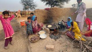 Hindu Women Cooking Traditional Food in Morning time || ancient Hindu Culture || Pak Hindu Life