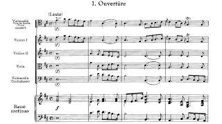 Overture-Suite for Viola da Gamba in D Major TWV 55:D6 By Georg Philipp Telemann (with Score)