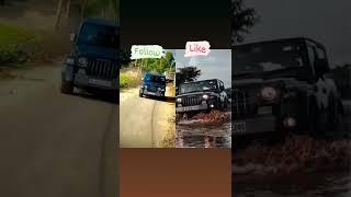 #shorts #black #thar #modified #offroading jipe #youtube #my drime car️️️