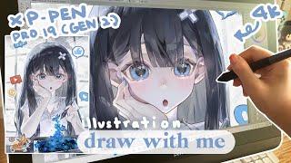 Draw with meXPPEN Artist 19 Pro (Gen2) Review //  Photoshop speedpaint