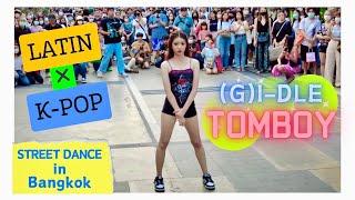 TOMBOY (G)I-DLE 美人ダンサー サイアム スクエア タイ バンコク Thailand, Bangkok, street dance, Siam Square One area