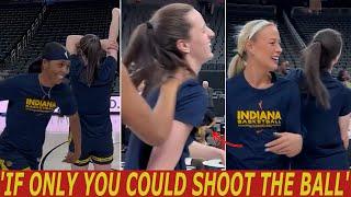 Caitlin Clark MOCKED by HER SQUAD after her LATE MISS  RUINS their PERFECT STREAK | Fever vs Aces