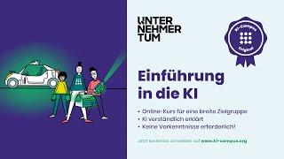 KI-Campus Onlinekurs "Einführung in die KI"