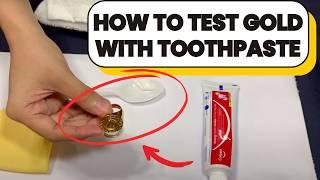 How to Test Gold at Home With Toothpaste (Easy DIY Method)