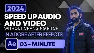 Speed Up Audio & Video Without Changing Pitch in After Effects 2024 | AE Tutorials | Any Motion Pro