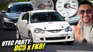 VTEC FULL SEND! Honda Integra DC5 x FK8 Type R! // Nürburgring