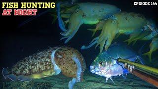 NIGHT SPEARFISHING EPISODE 144 | FISH HUNTING AT NIGHT