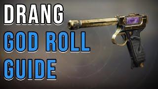 HOW TO GET A DRANG SIDEARM | MOST OP SIDEARM IN CRUCIBLE?