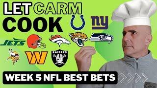 Best NFL Week 5 Predictions, Picks and Bets | Let Carm Cook | 2024 Weekly NFL Picks