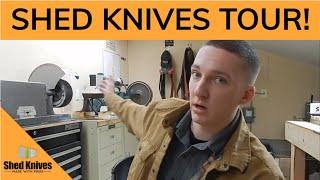 FULL KNIFE SHOP TOUR | Shed Knives #shedknives