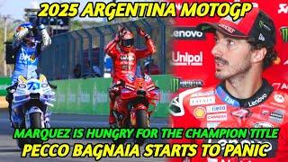 HUGE NEWS‼️MARQUEZ IS HUNGRY FOR THE CHAMPION TITLE, PECCO BAGNAIA STARTS TO PANIC,MotoGP News 2025