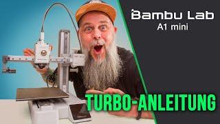 Bambulab A1 Mini: Blitzschneller 3D-Drucker Aufbau & Start! ️ #3DDruckTutorial