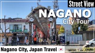 Nagano City Tour | Gondo Shopping District, Back Street | Japan Travel Vlog [Street View]