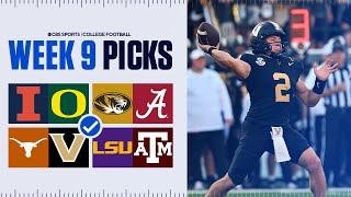 Picks for EVERY Top 25 game in College Football [Full Week 9 Predictions]